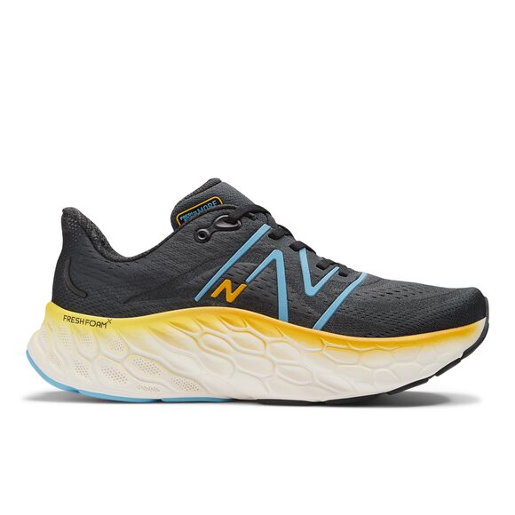 NWT New Balance Men’s Fresh Foam X More V4 Running Shoes Black/Blue 11W - Picture 4 of 7